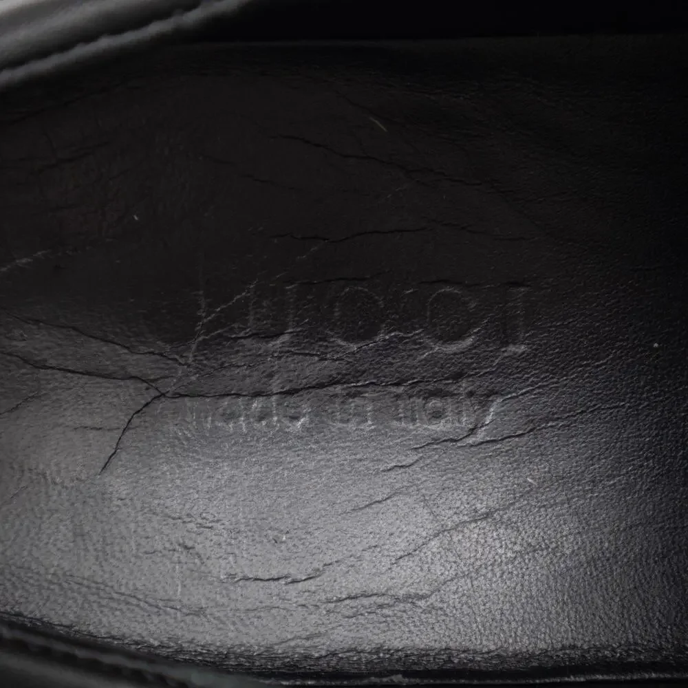 Gucci Black GG Monogram Supreme Canvas and Leather Low Top Sneakers US:11
